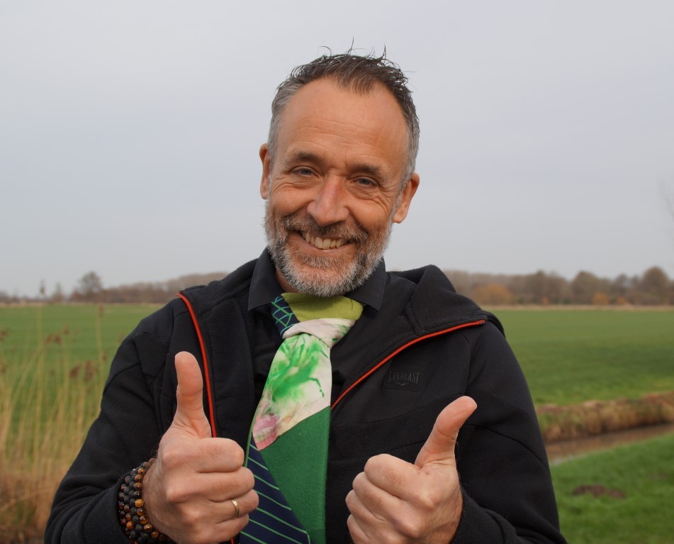 Alex van Enjoy Cleaning Up en zijn hond