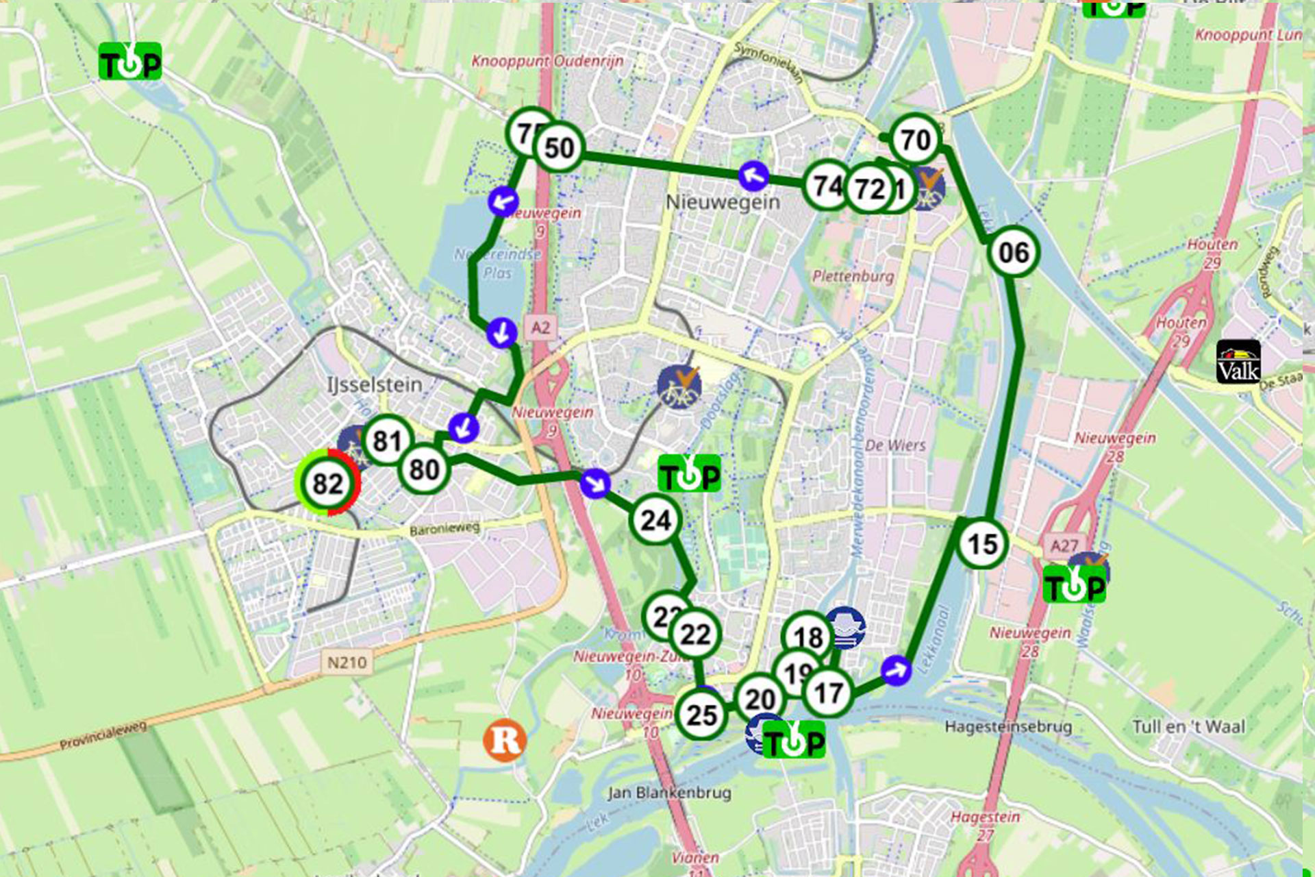Rondje IJsselstein oost