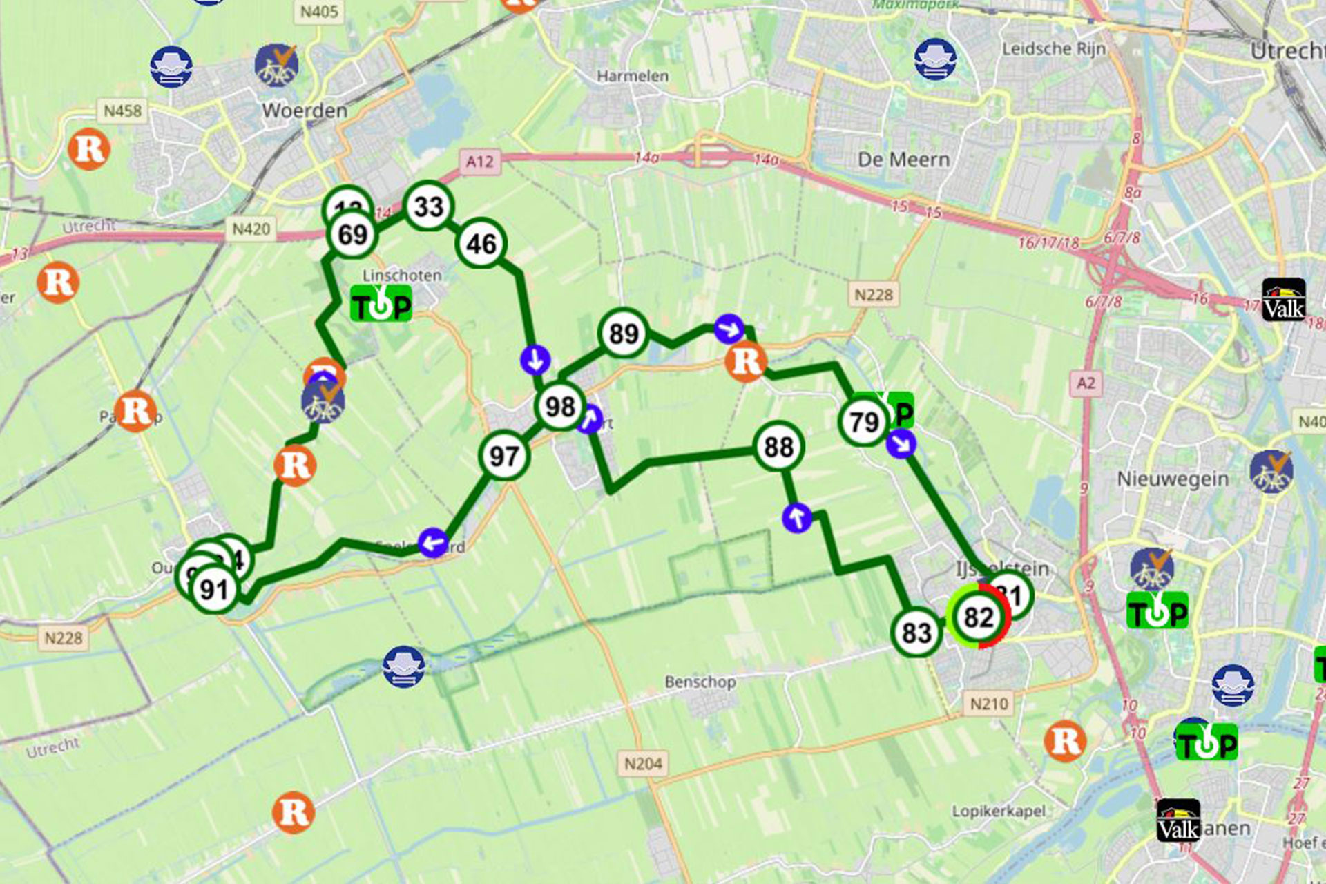 Rondje IJsselstein west