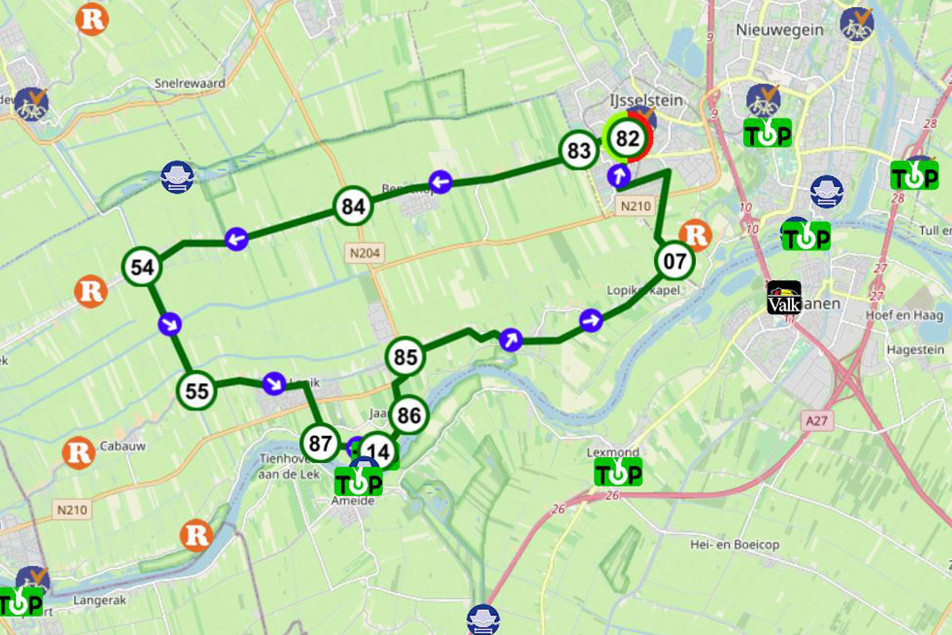 Rondje IJsselstein zuid